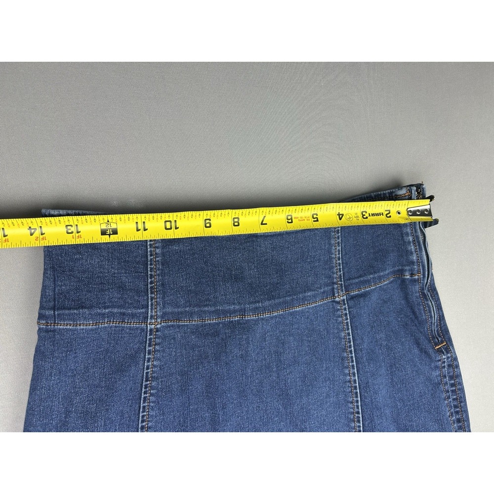 Free People Women's 8 Denim‎ Retro Mini Skirt - Picture 2 of 10